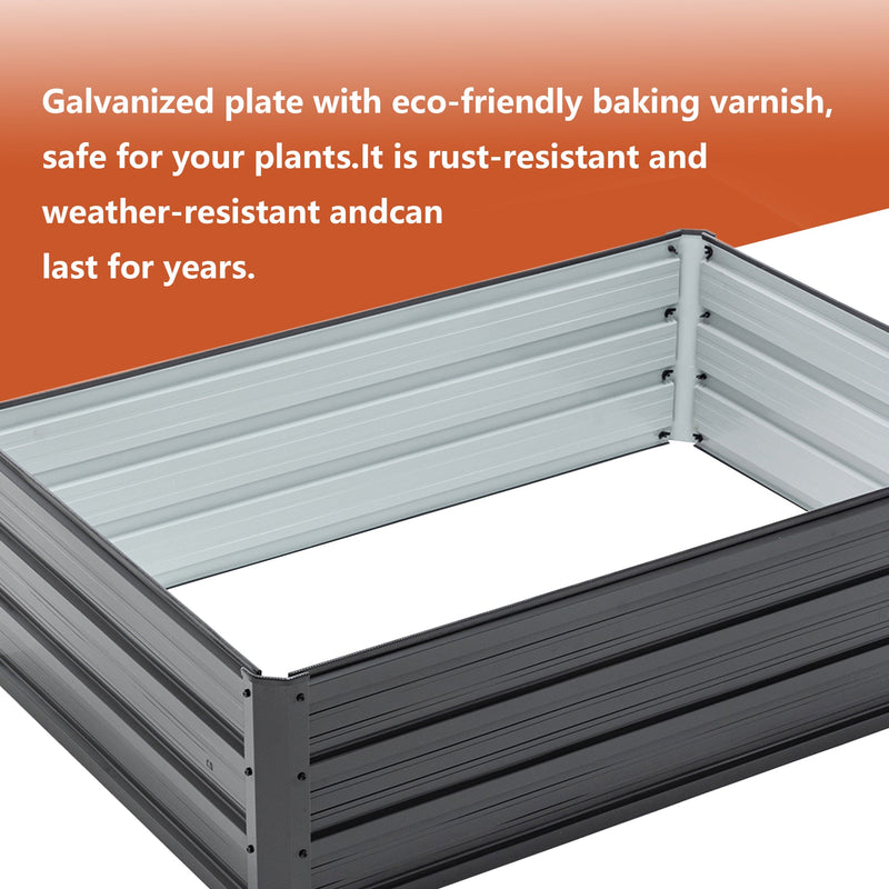 4x3x1ft Metal Raised Garden Bed, photo 7 of 9