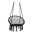 Macrame Hanging Hammock Chair, Rope Swing For Indoor And Outdoor Use by HouseOfZazla