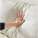 75.6" Pets friendly Leather Rolled Arm Upholstered Loveseat 2-seater Couch with Removable Back Cushion, Modern Couches for Small Spaces Living Room, Bedroom, Apartment, Beige White