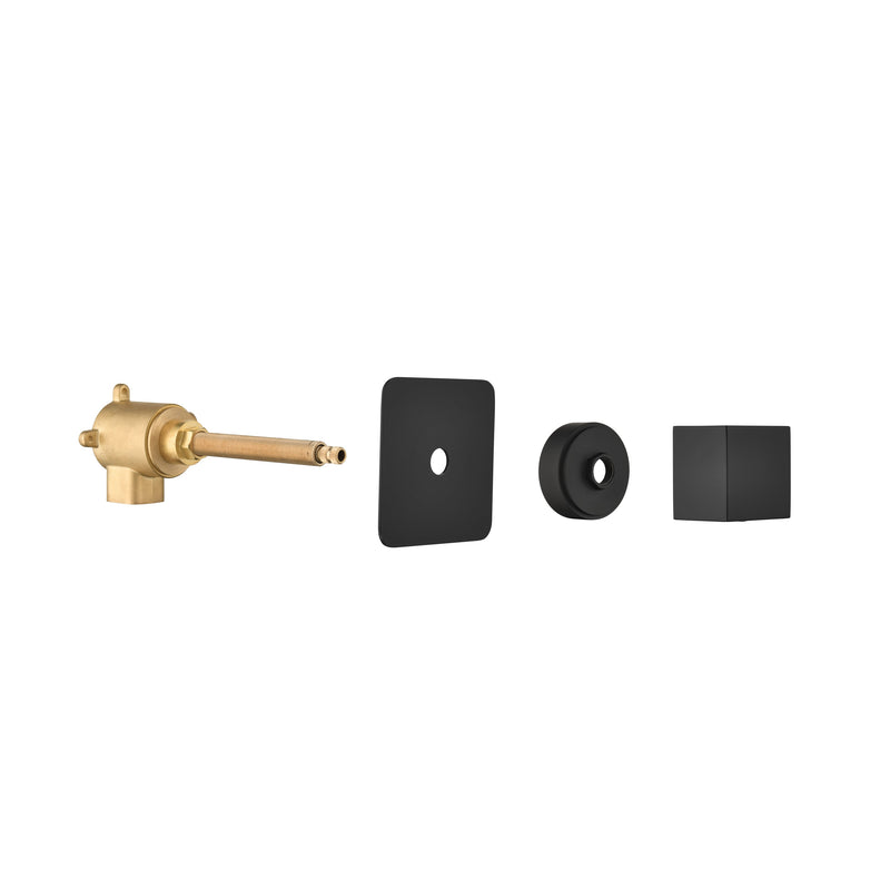 3/4" Cast Metal Volume Control Valve 3-Piece Extra High Flow Master Shower Volume Control Adjustable brass handle valve body, 1 piece each on the left and right