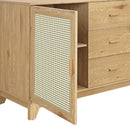 Sheridan - Modern Cane Design Sideboard by HouseOfZazla