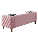 Chesterfield - Modern Tufted Living Room Sofa, 84.25''W Couch by Unique Piece Furniture