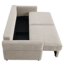 Haran Fabric Pull-Out Sleeper with Storage by HouseOfZazla