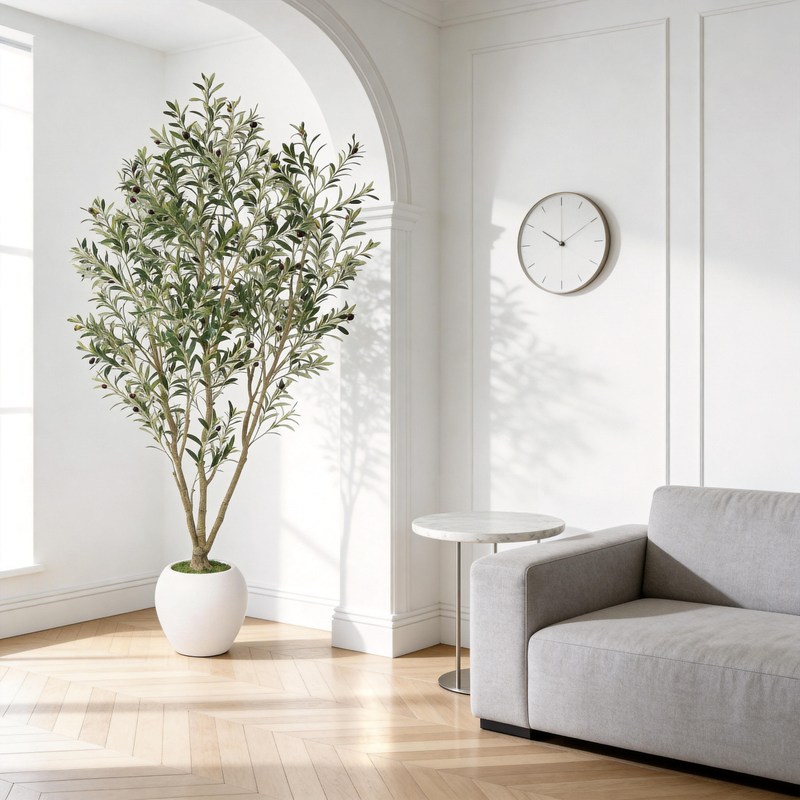 8FT Artificial Olive Tree With Big Decorative, photo 4 of 8