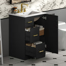 Bathroom Vanity With Under Mount Sink, 2 Drawers And Soft Closing Door by HouseOfZazla