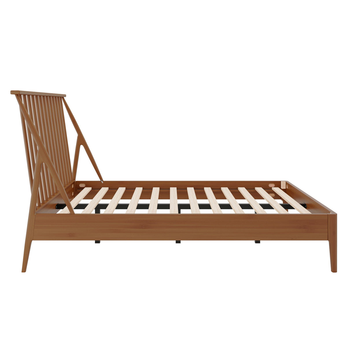 Bohemian Platform Bed With Tall Headboard, photo 20 of 28