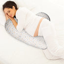 Pregnancy Pillows Adjustable Support Maternity PillowÊSoft Side Sleeper Pregnancy Pillows Wedge Pillow with Detachable Pillow Cover