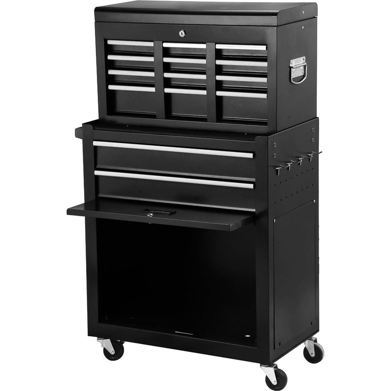 High Capacity Rolling Tool Chest with Wheels and Drawers, 8-Drawer Tool Storage Cabinet