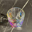 Leading Ware Rainbow Diamond Acrylic Glasses Drinking (Set of 4) Dof 9Oz Bpa Free Plastic Cocktail Glasses - Clear by HouseOfZazla