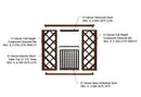 8 Foot Wine Cellar Storage System | 390 Bottle Capacity