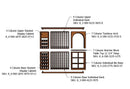 8 Foot Wine Cellar Storage System | 323 Bottle Capacity