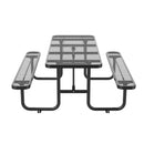 8ft Rectangle Picnic Table With Umbrella Hole