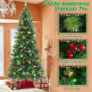 6/7/8 Feet Pre-Lit Artificial Christmas Tree with 300/400/500 LED Lights by LJGDeals