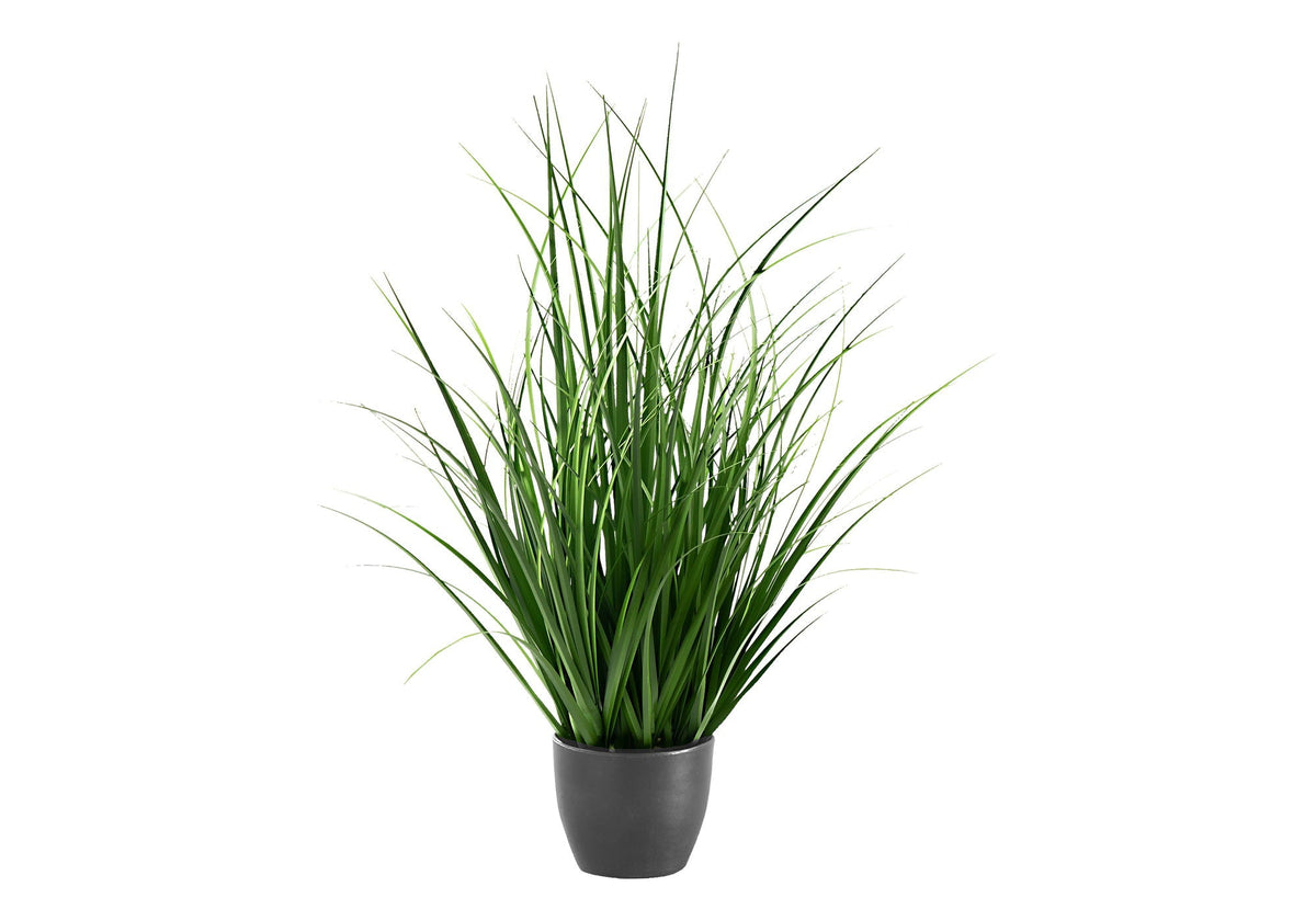 23" Tall Artificial Grass Plant – Indoor Faux Table Decor, photo 3 of 4