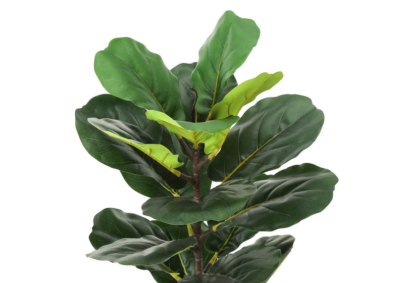 28" Tall Artificial Fiddle Tree Plant with Real Touch Leaves, photo 2 of 4