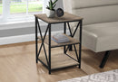 3 Tier Accent Table Side Marble Look Contemporary & Modern