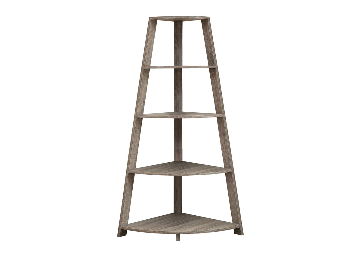4-Tier Corner Bookshelf, Modern & Contemporary Style