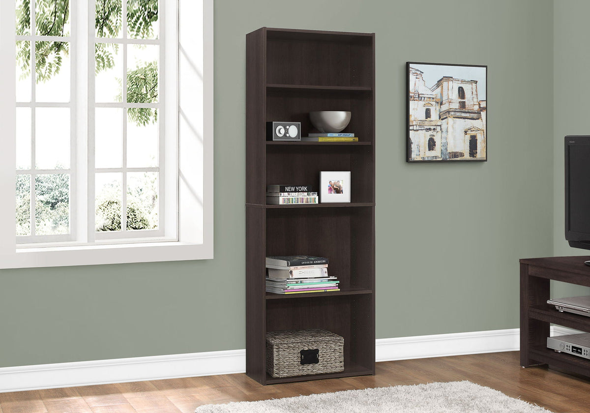6-Tier Transitional Bookshelf for Office, photo 9 of 16