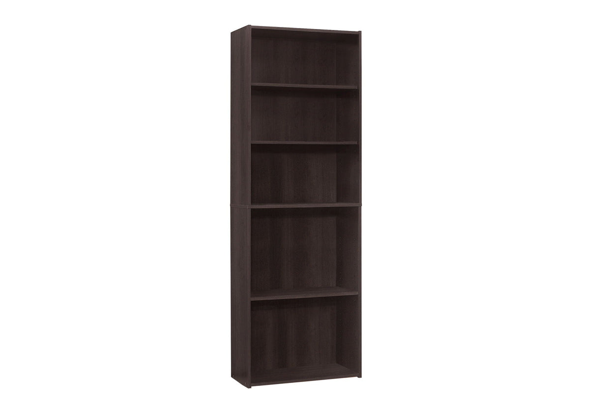 6-Tier Transitional Bookshelf for Office