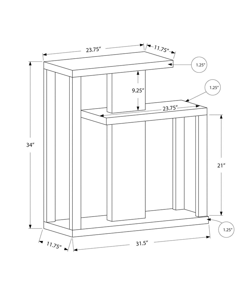 Accent Console Table For Entryway, Contemporary, Elegant Design, photo 2 of 4