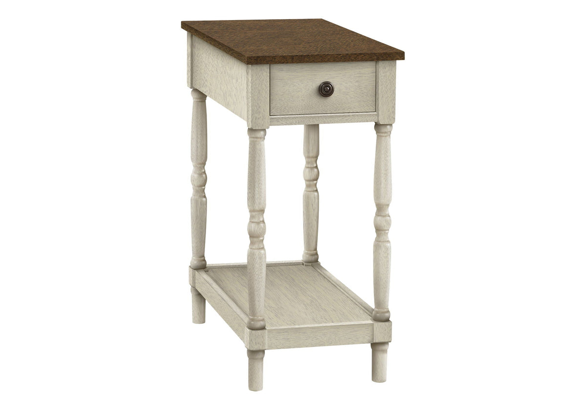Accent End Table with 2 Tiers and Storage Drawer, photo 5 of 8