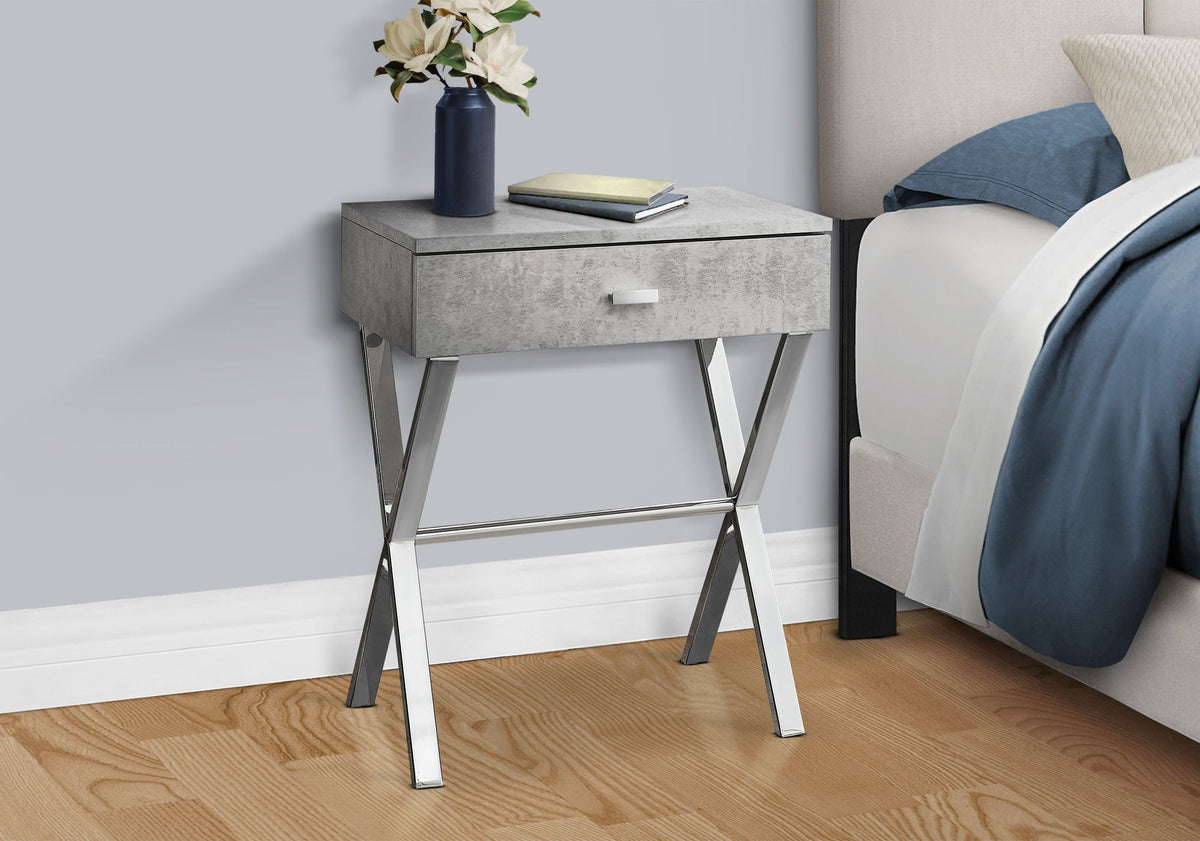 Accent Side X Table With Storage Drawer, photo 13 of 16