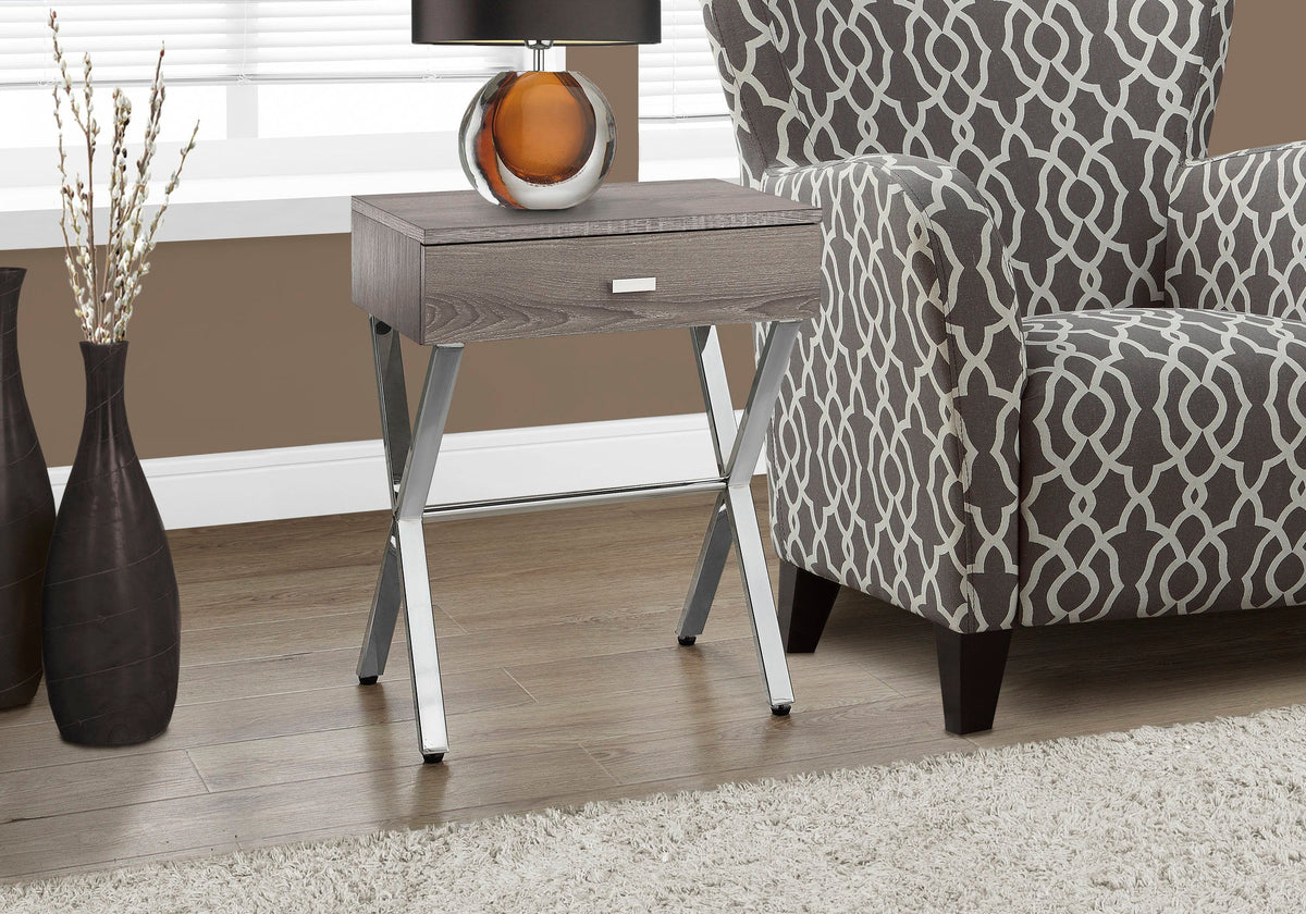 Accent Side X Table With Storage Drawer, photo 3 of 16