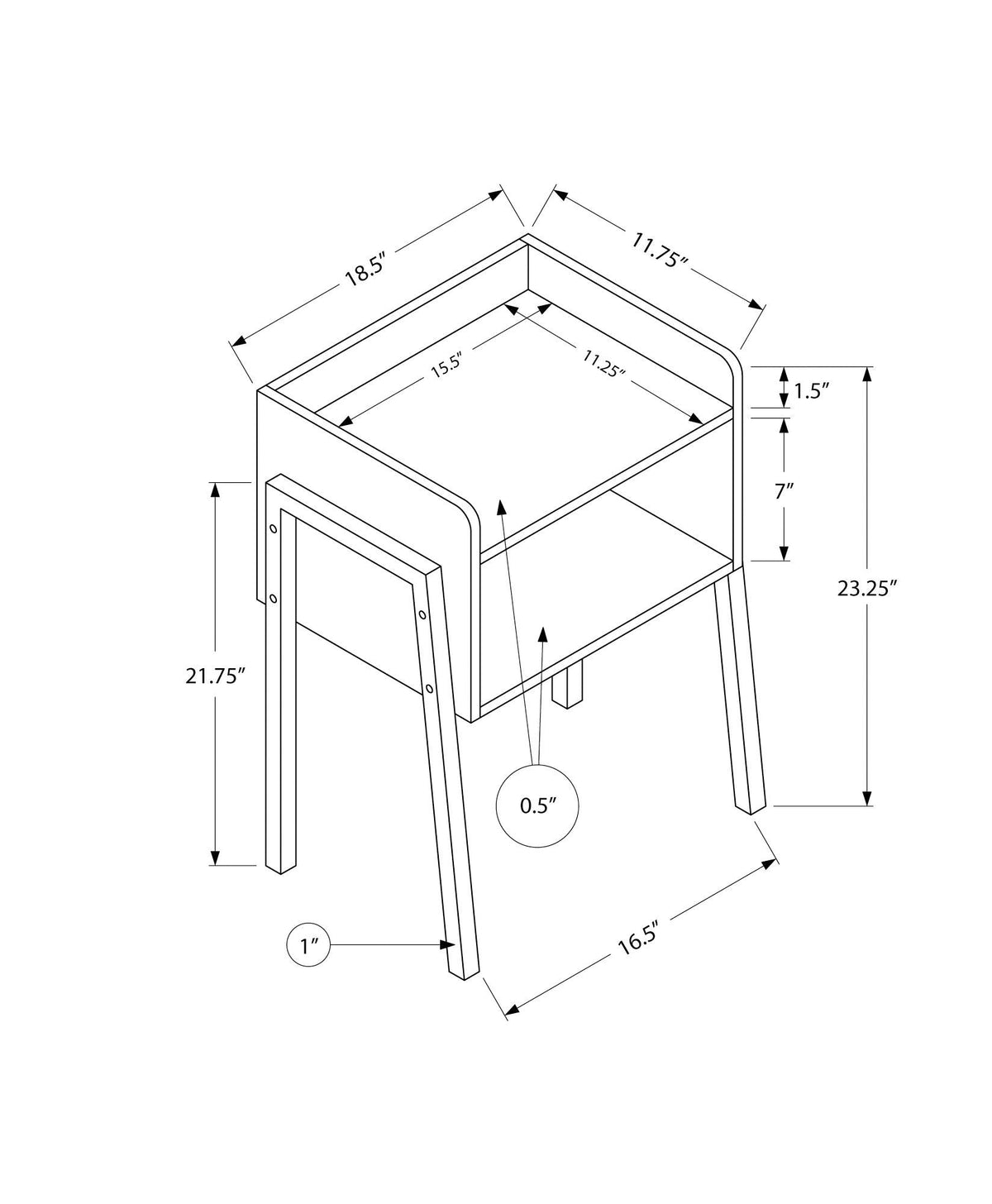 Accent Table Side Contemporary Modern Design, photo 18 of 24