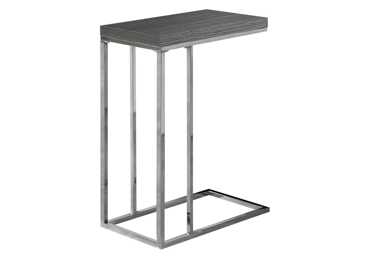 Accent Table, C-Shaped with Tempered Glass - Contemporary & Modern, photo 10 of 12