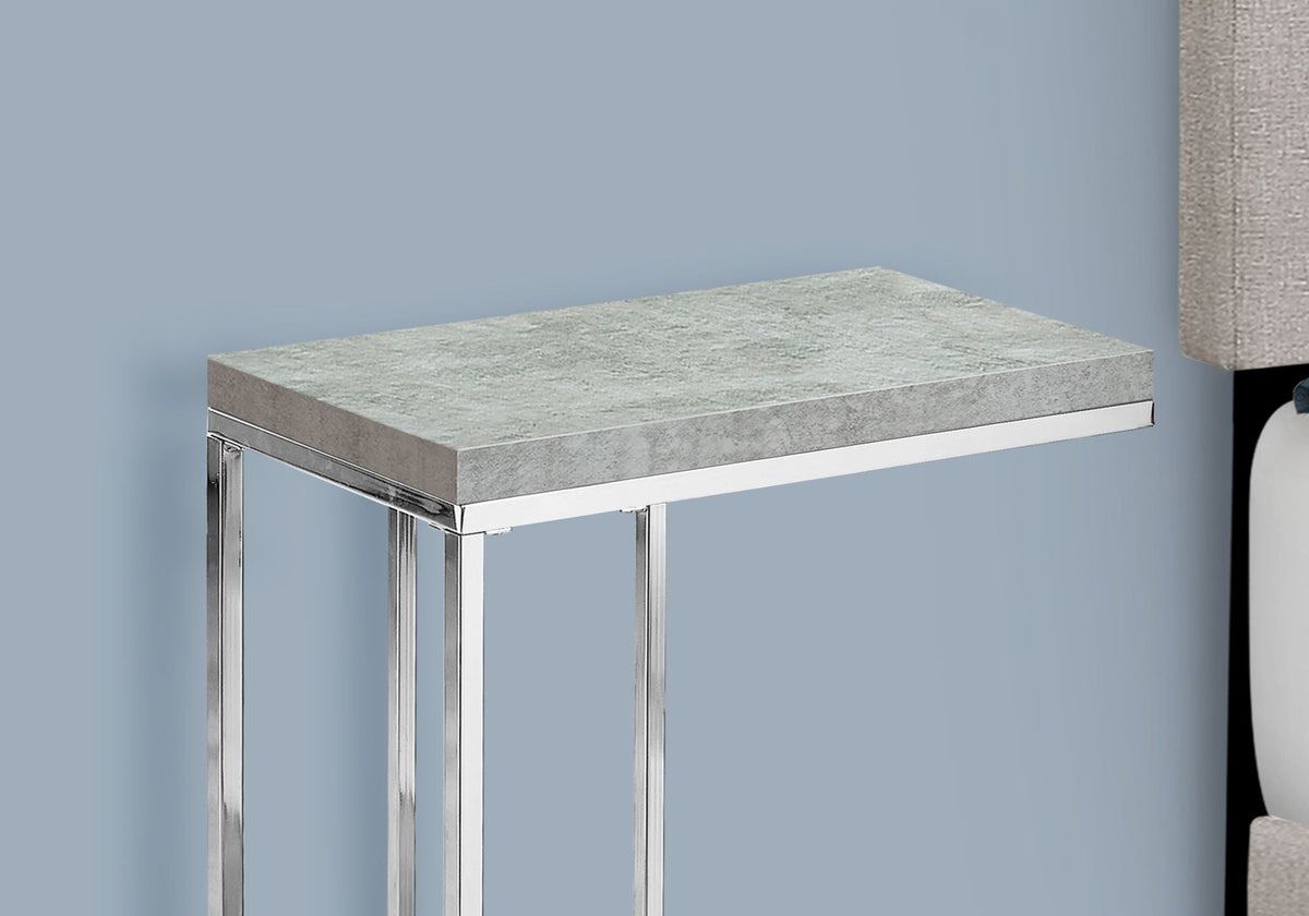 Accent Table, C-Shaped with Tempered Glass - Contemporary & Modern, photo 6 of 12