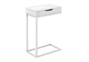Accent Table, C - Shaped Contemporary Elegant Design