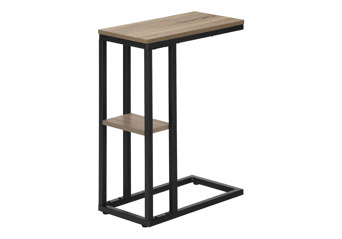 Accent Table, C-Shaped, Marble Look Contemporary & Modern Convenient Design, photo 20 of 20