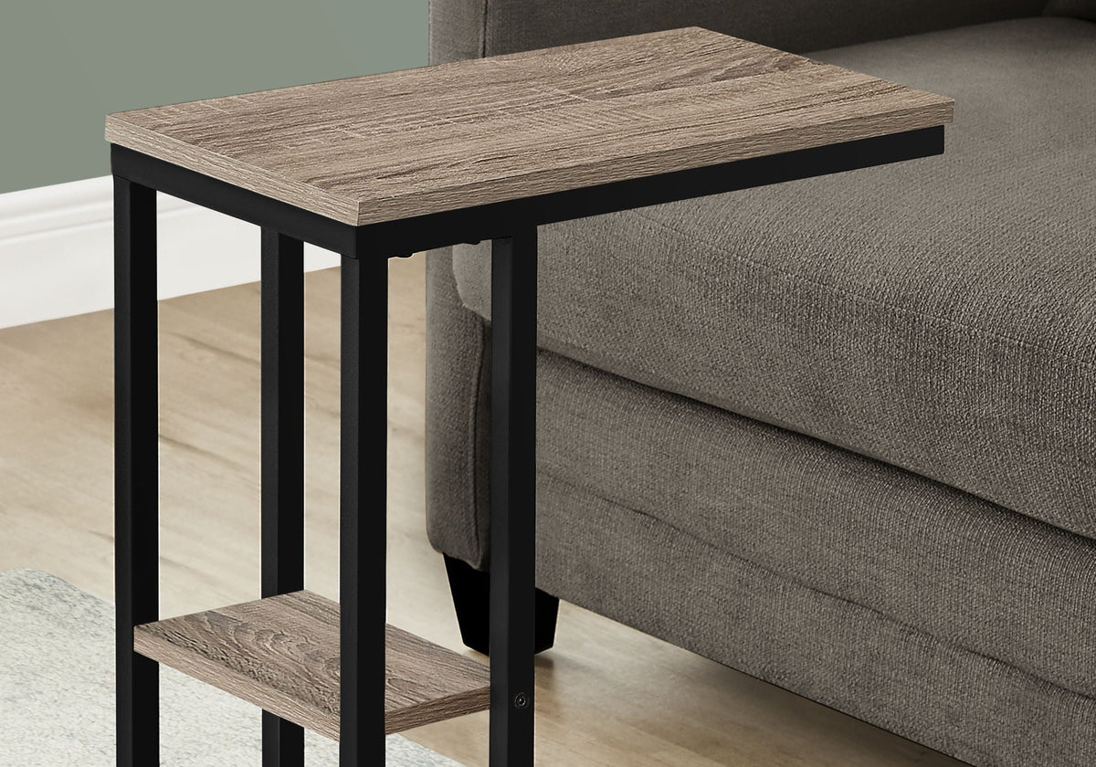 Accent Table, C-Shaped, Marble Look Contemporary & Modern Convenient Design, photo 7 of 20