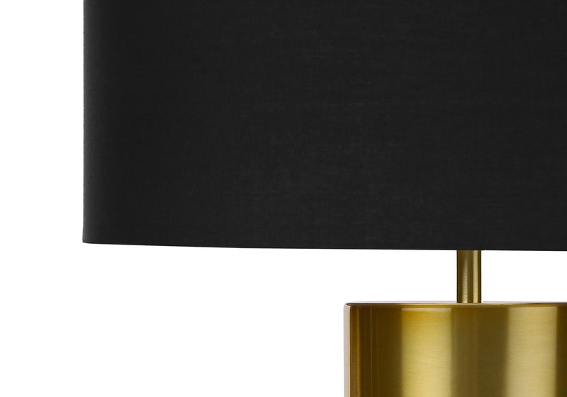 Lighting, Table Lamp, Concrete, Contemporary - Black / Gold, photo 3 of 4