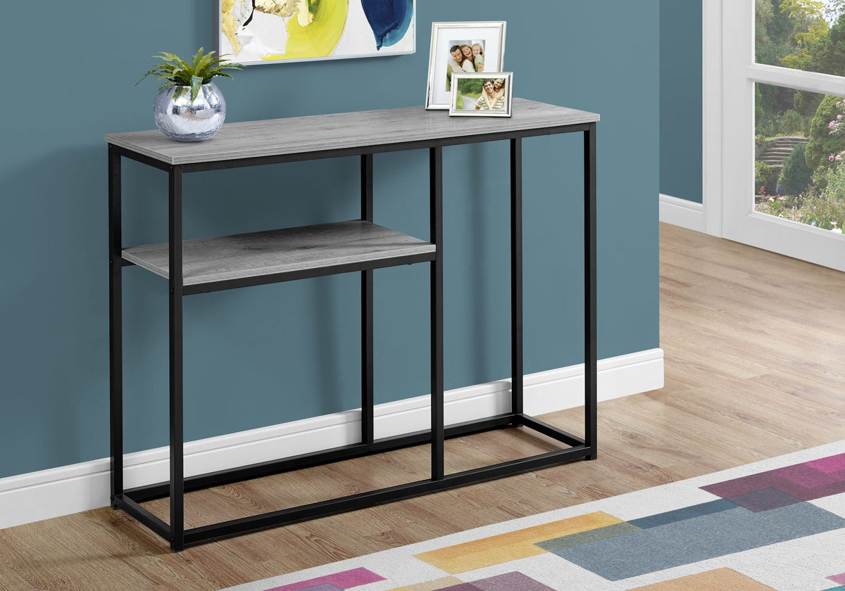 Accent Console Table For Entryway, Contemporary & Convenient Design - Gray, photo 2 of 4