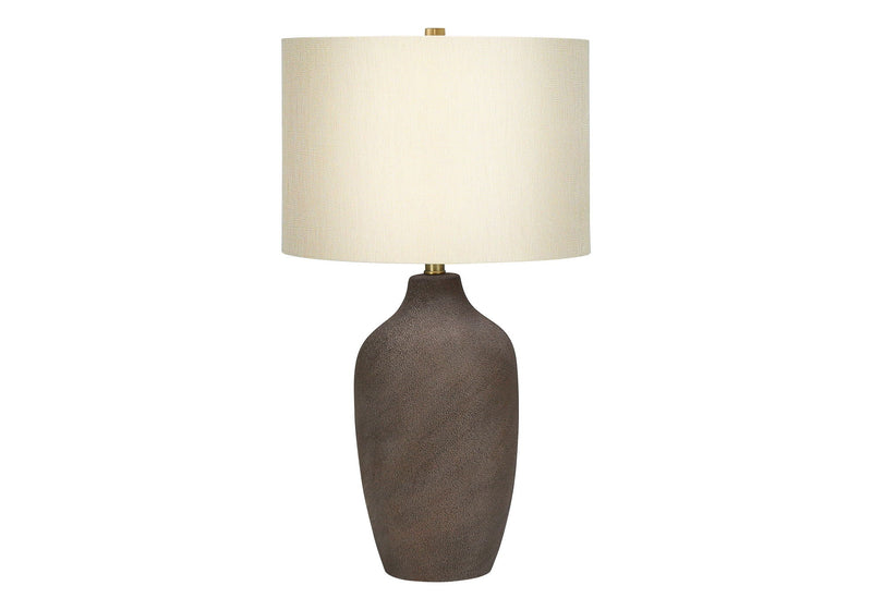 Lighting, Table Lamp, Ceramic, Resin, Contemporary - Gray, photo 4 of 4
