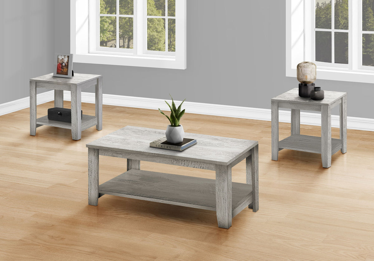 Table Set, Coffee, End, Side, Accent, Living Room, Transitional (Set of 3), photo 2 of 4