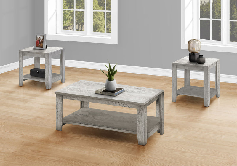 Table Set, Coffee, End, Side, Accent, Living Room, Transitional (Set of 3), photo 2 of 4