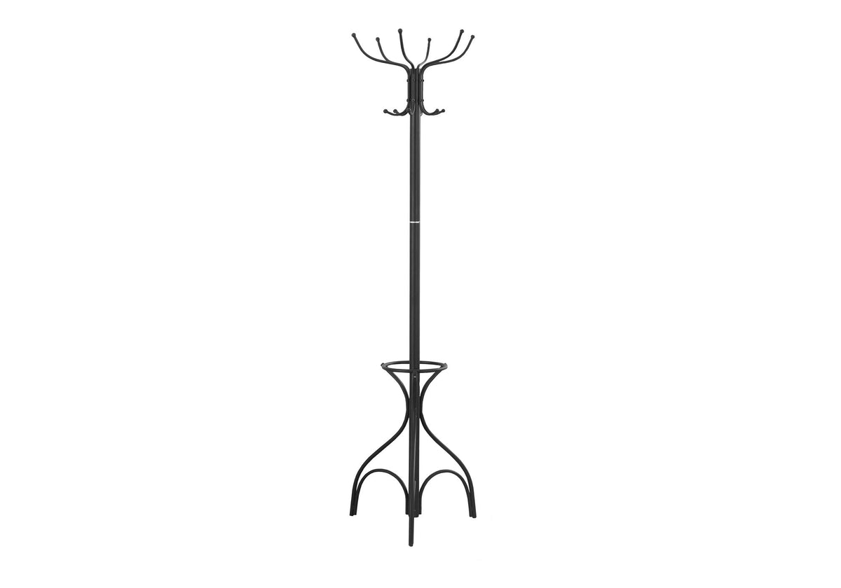 Coat Rack Hall Tree with 12 Hooks and Umbrella Holder, photo 3 of 8
