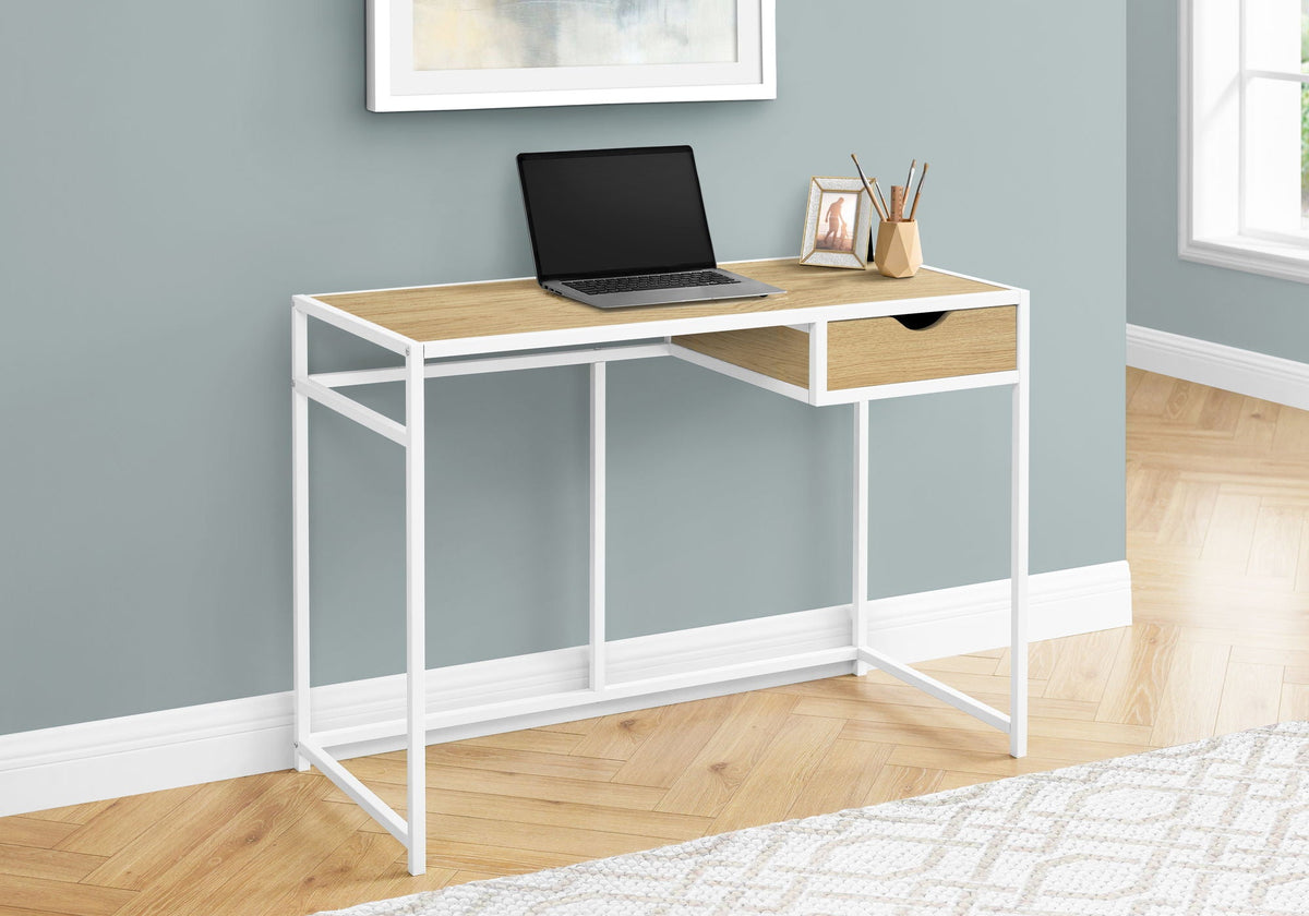 Computer Desk For Home Office, 1 Storage Drawer, Contemporary & Modern, photo 13 of 16