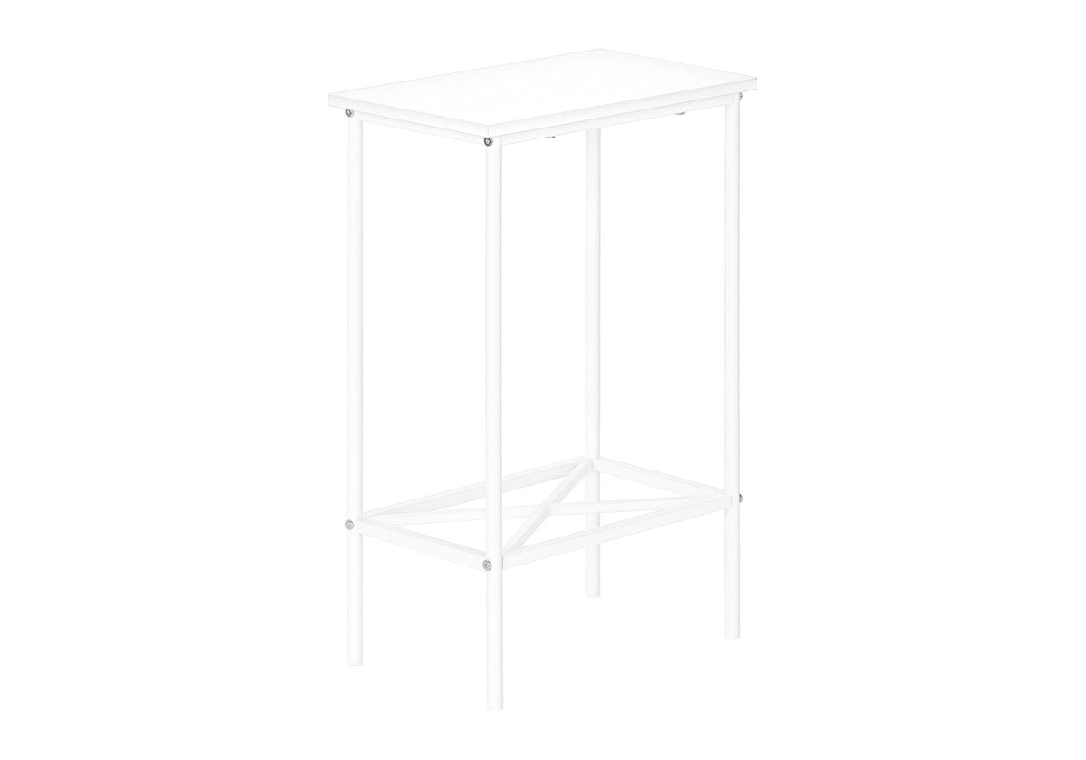 Accent Side Table, Narrow, Small, 2 Tier, Contemporary & Modern, photo 2 of 4