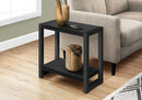 Accent Side Table Narrow Small 2-Tier Contemporary Modern
