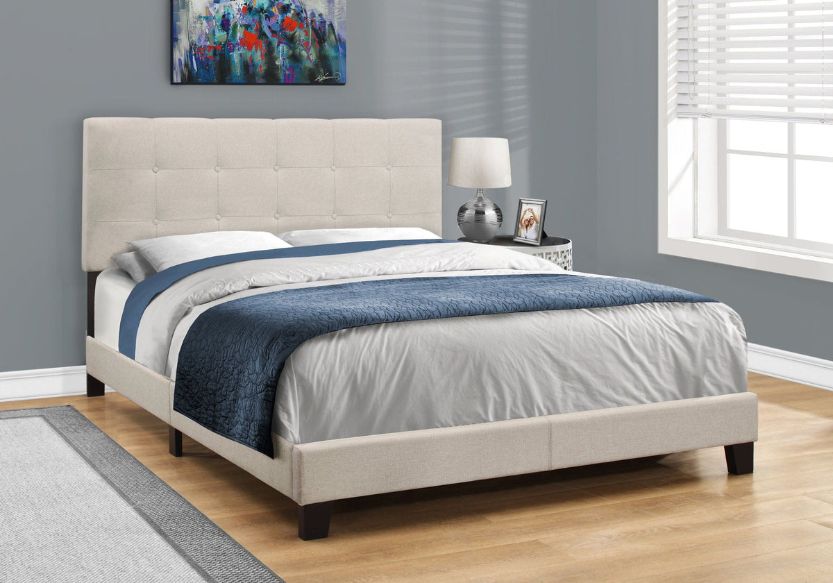 Transitional Upholstered Bed Frame, photo 14 of 40