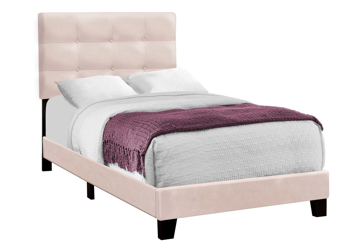 Transitional Upholstered Bed Frame, photo 18 of 40