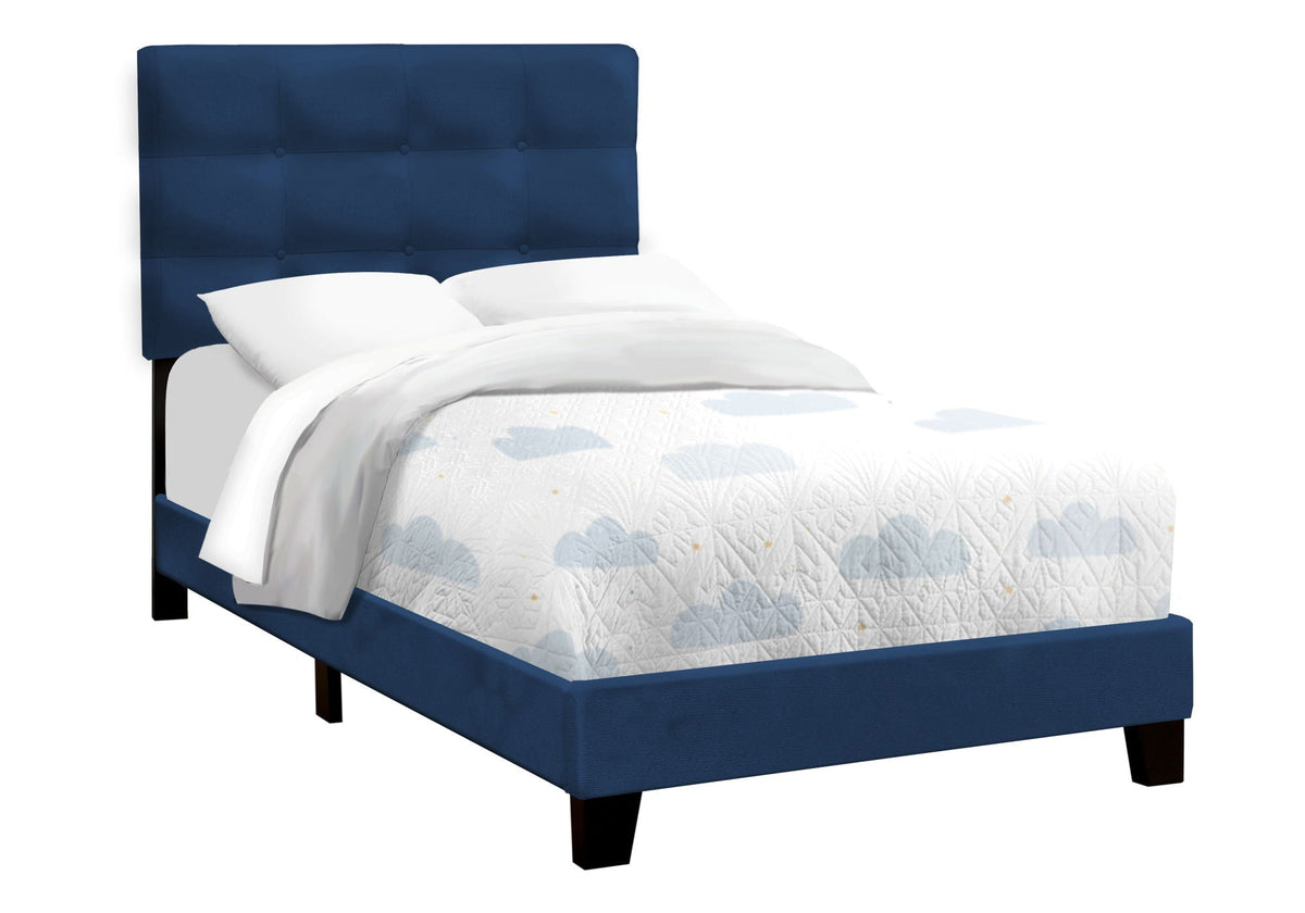 Transitional Upholstered Bed Frame, photo 19 of 40
