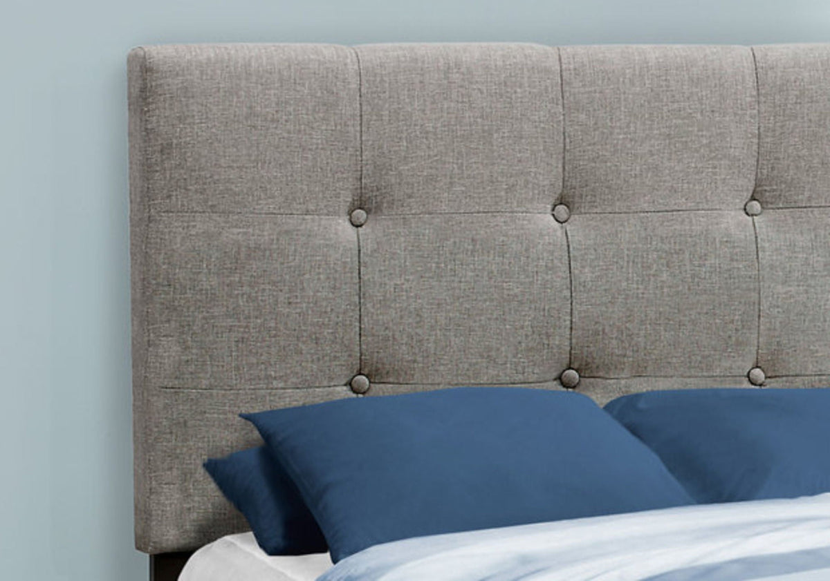 Transitional Upholstered Bed Frame, photo 21 of 40