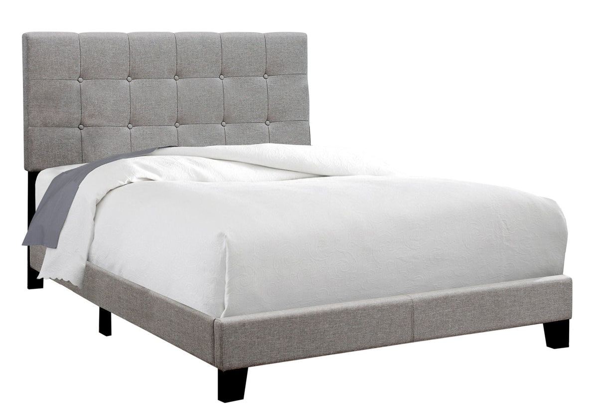 Transitional Upholstered Bed Frame, photo 24 of 40
