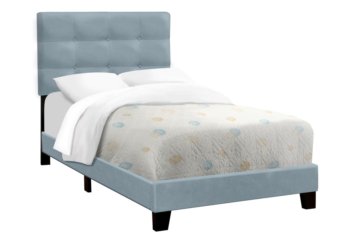 Transitional Upholstered Bed Frame, photo 25 of 40