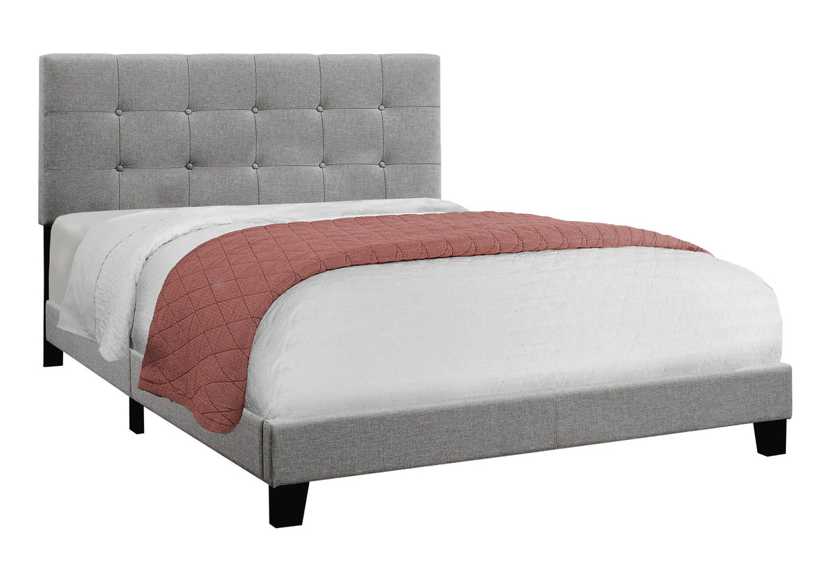 Transitional Upholstered Bed Frame, photo 33 of 40