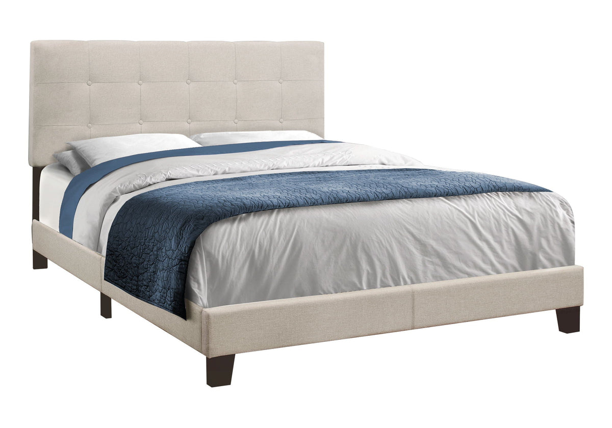 Transitional Upholstered Bed Frame, photo 12 of 40